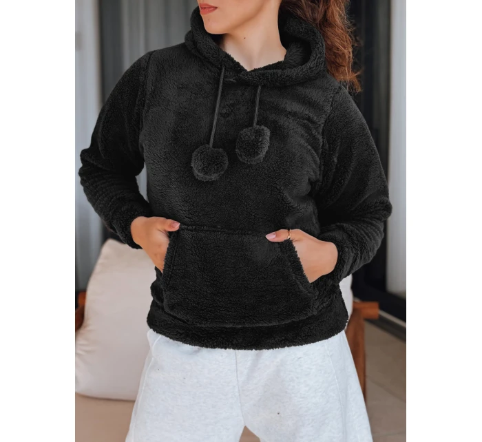 Dámská mikina černá model 21993693 - Dstreet Dámská mikina černá model 21993693 - Dstreet