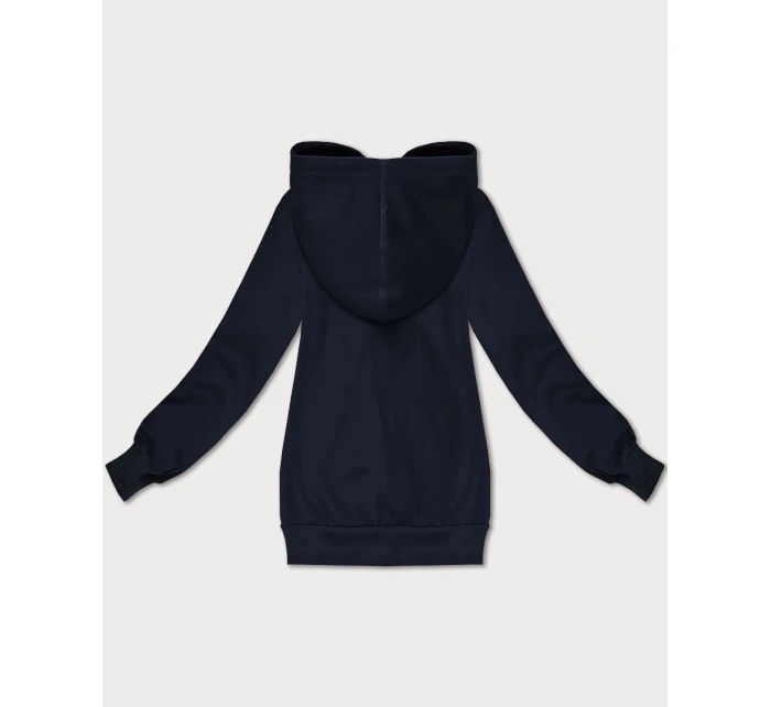 Tmavě modrá volná klokaní mikina s kapucí model 21395686 - S'WEST