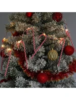 SVETLÁ GIRLANDA 10 VIEDOL LÍZATKO TYČINKY VIANOČNÝ STROMČEK TEPLÁ BIELA LUCA