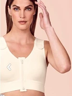 Kompresná podprsenka Valencia obojstranná, zapínanie vpredu 1194X champagne - Anita Care