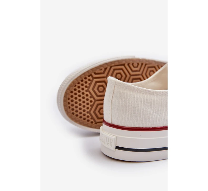 Nízké dámské tenisky Big Star model 21654837 Bílé - Big Star Shoes Nízké dámské tenisky Big Star model 21654837 Bílé - Big Star Shoes