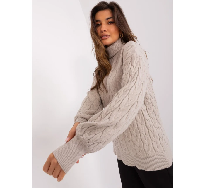 Sweter AT SW model 19014885 beżowy - FPrice