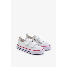 Detské tenisky na suchý zips Big Star White