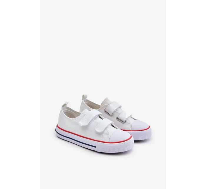 Detské tenisky na suchý zips Big Star White Detské tenisky na suchý zips Big Star White