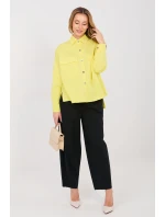 Košeľa s dlhým rukávom model 224197 Taliansko Moda Košeľa s dlhým rukávom model 224197 Taliansko Moda