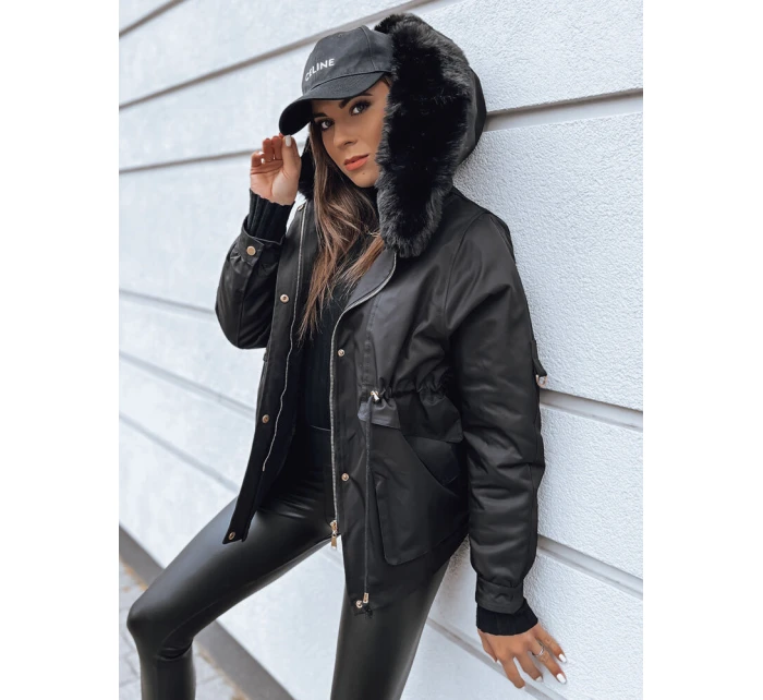 Dámska bunda TURTI black FashionStreet TY3307