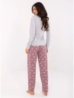 Pyžamo DU PI FP 001.48 sivé Pyžamo DU PI FP 001.48 sivé