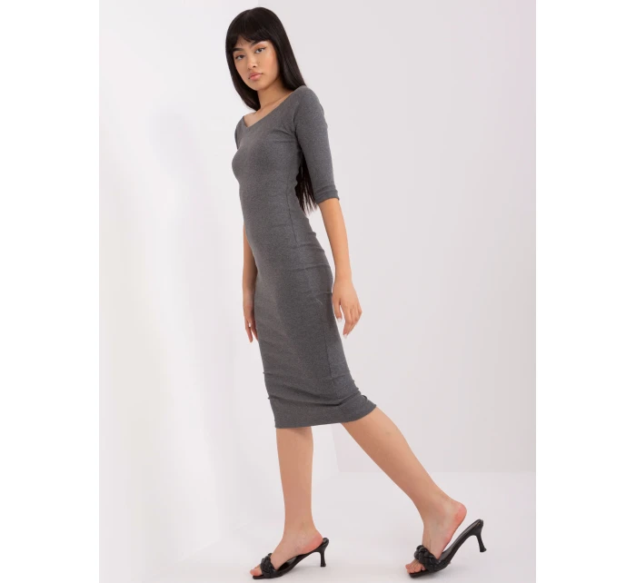 Šaty EM SK HS 21 503.43P tmavosivé
