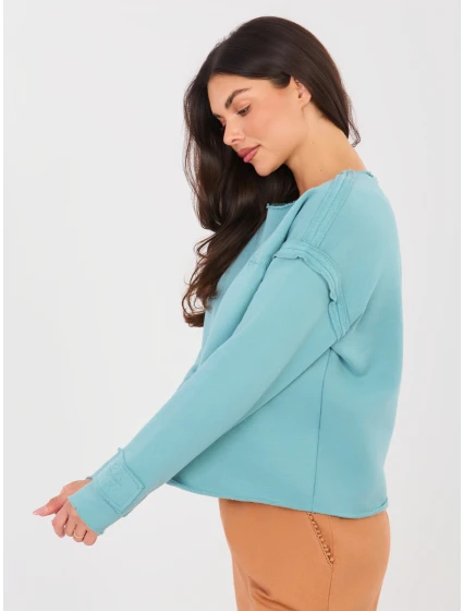 Mikina NS BL NS2553.16 tyrkysová