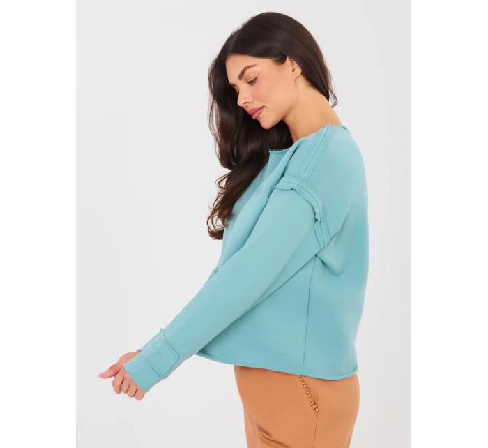 Mikina NS BL NS2553.16 tyrkysová