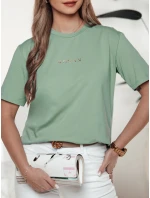 Dámské tričko tyrkysové Dstreet model 21976406 - FashionStreet