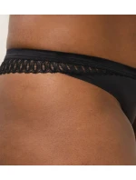 Dámská tanga Aura Spotlight High Leg string černá - TRIUMPH