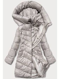 Béžová dámska zimná bunda (TY041-59)
