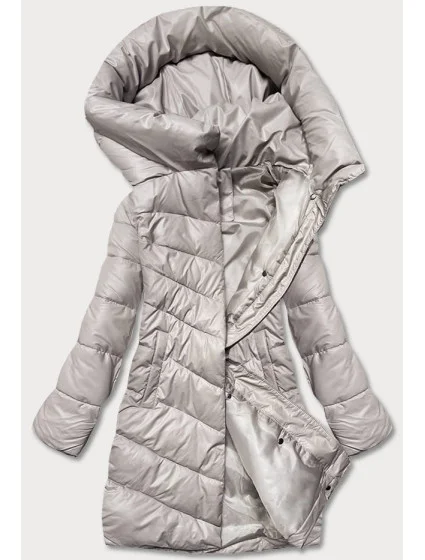 Dámska zimná bunda béžová (TY041-59)