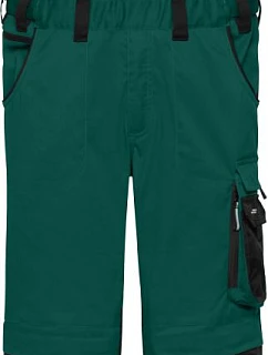 JN (94110) Pracovní kalhoty s laclem Strong dark green/black model 22533382 - Daiber