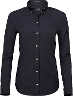Tee Jays TJ 4001 Blúzka Oxford Perfect s dlhým rukávom 18.4001 čierna