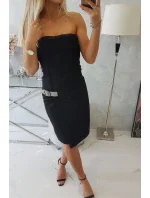 Šaty bez ramínek černé Šaty bez ramínek černé