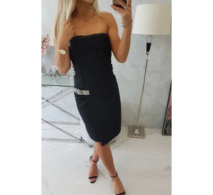 Šaty bez ramínek černé Šaty bez ramínek černé