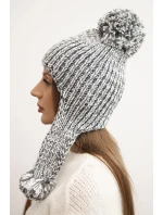 Dámska čiapka s ušami Emma K343 graphite