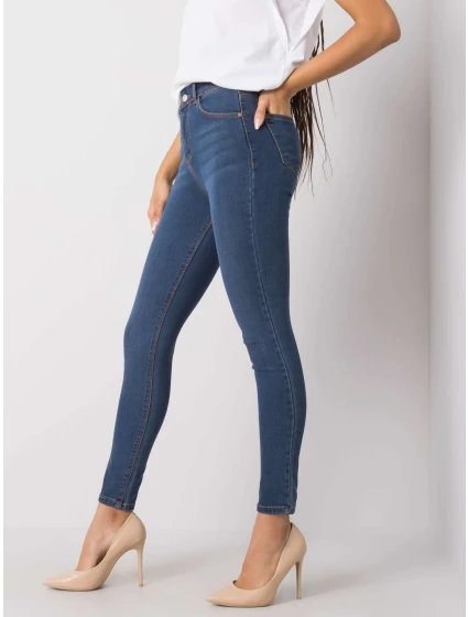 Džínový kalhoty 319 SP model 15091477 tmavě modrá - FPrice Džínový kalhoty 319 SP model 15091477 tmavě modrá - FPrice