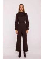 model 21296105 Kombinéza se stojáčkem hnědá - Moe