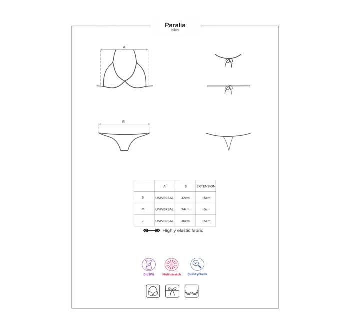 Ohromujúca dvojdielne plavky Paralia koralová - Obsessive