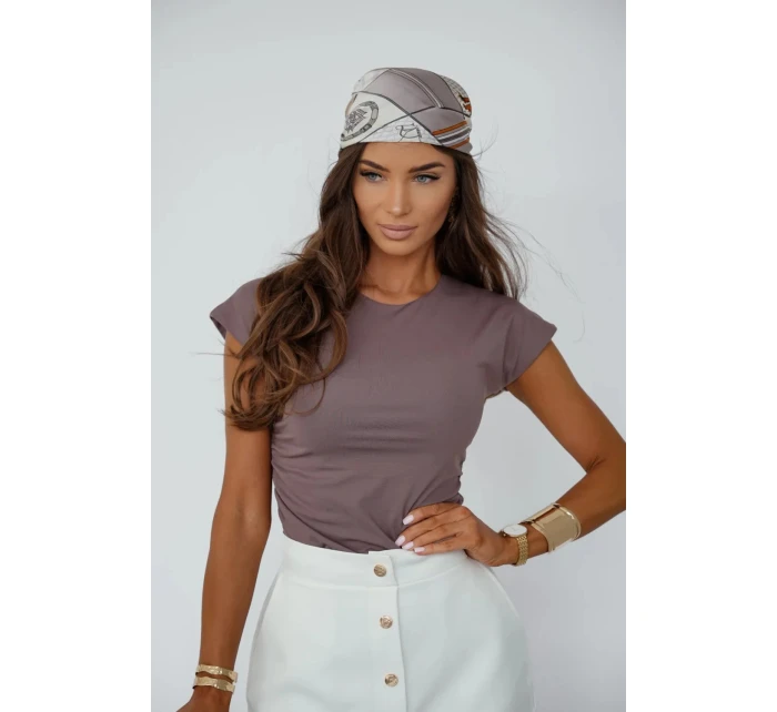 Dámska blúzka Shira Mocca hnedá - LaBalancia