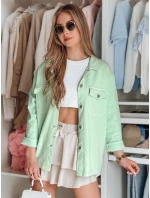 Dámská košilová bunda oversize mint Dstreet model 21987113 - FashionStreet