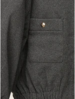 Krótka kurtka damska z stójką czarna model 22341051 - FashionStreet