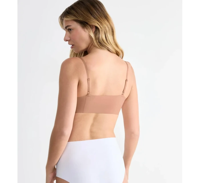 Dámska podprsenka ZERO Microfibre 2.0 Bralette - CAMEO BROWN - hnedá 00ME - SLOGGI