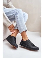 Ocieplane Trampki Damskie Big Star OO274A462 Czarne