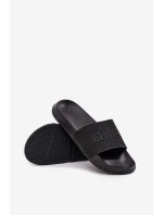 Klapki Męskie Na Piankowej Podeszwie Big Star SS174356 Czarne