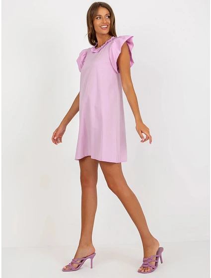 Dámské šaty LK SK model 22296969 světle fialové - FPrice