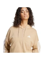 Dámská mikina s kapucí Essentials French Terry Quarter Zip beige model 21730224 - ADIDAS
