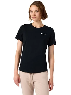 Champion Dámske tričko s krátkym rukávom Black 118408 KK001