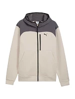 Pánska mikina Puma Tech Material Mix Full-Zip Hoodie, béžová, 694490 82 Pánska mikina Puma Tech Material Mix Full-Zip Hoodie, béžová, 694490 82
