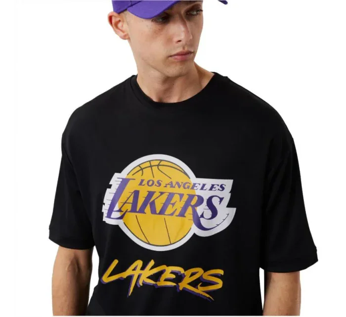 Pánské tričko NBA Los Angeles Lakers Script Mesh Tee M model 18377402 - New Era