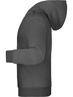 JN Dětská mikina s kapucí 02. graphite model 22414002 - Daiber