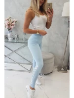 Modré legínové nohavice Brooklyn