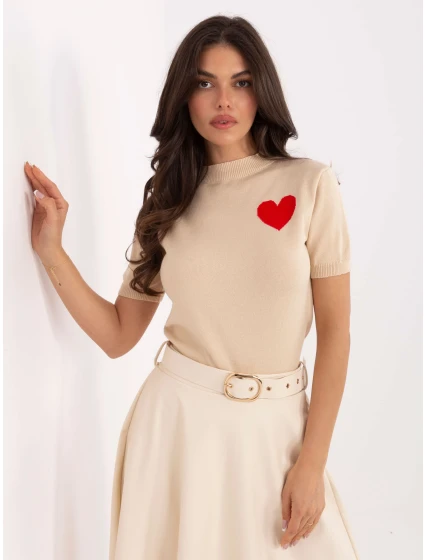 Sweter IT SW model 21471669 beżowy - FPrice