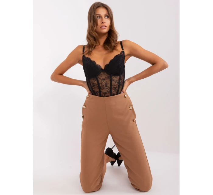 TW SP OB055 nohavice.45 svetlohnedá