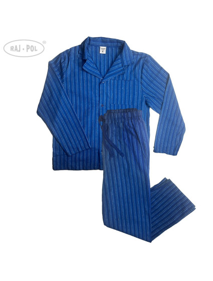 Raj-Pol Modré flanelové pyžamo