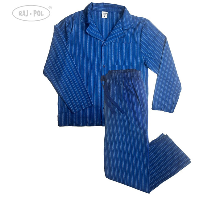 Raj-Pol Modré flanelové pyžamo