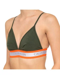 Podprsenka bez kostíc QF5669E-FDX khaki - Calvin Klein