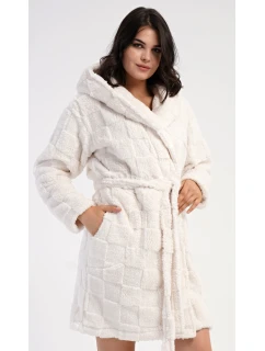 Dámsky krátky župan s kapucňou Karolína