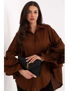 Košeľa s dlhým rukávom model 222314 Taliansko Moda