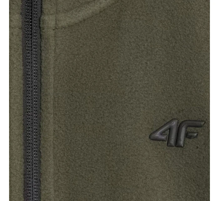 Chlapčenský fleece 4F M413 khaki 4FJWAW25TFLEM413 43S Chlapčenský fleece 4F M413 khaki 4FJWAW25TFLEM413 43S
