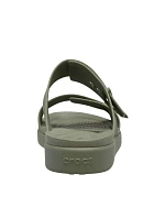 Dámske žabky Crocs Brooklyn Buckle Low green 211215 3BX