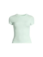 Dámské tričko CASALL Bold Rib Tee, zelené