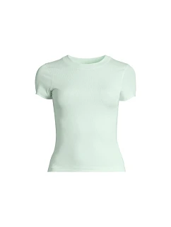 Dámské tričko CASALL Bold Rib Tee, zelené
